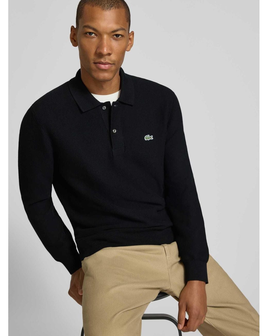 Lacoste Poloshirts in het Black voor heren