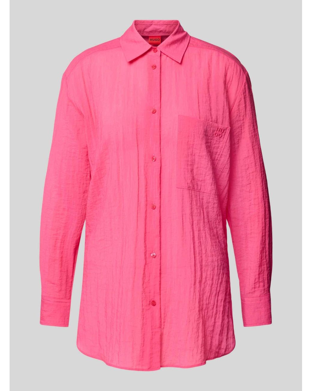 HUGO Regular Fit Overhemdblouse in het Pink