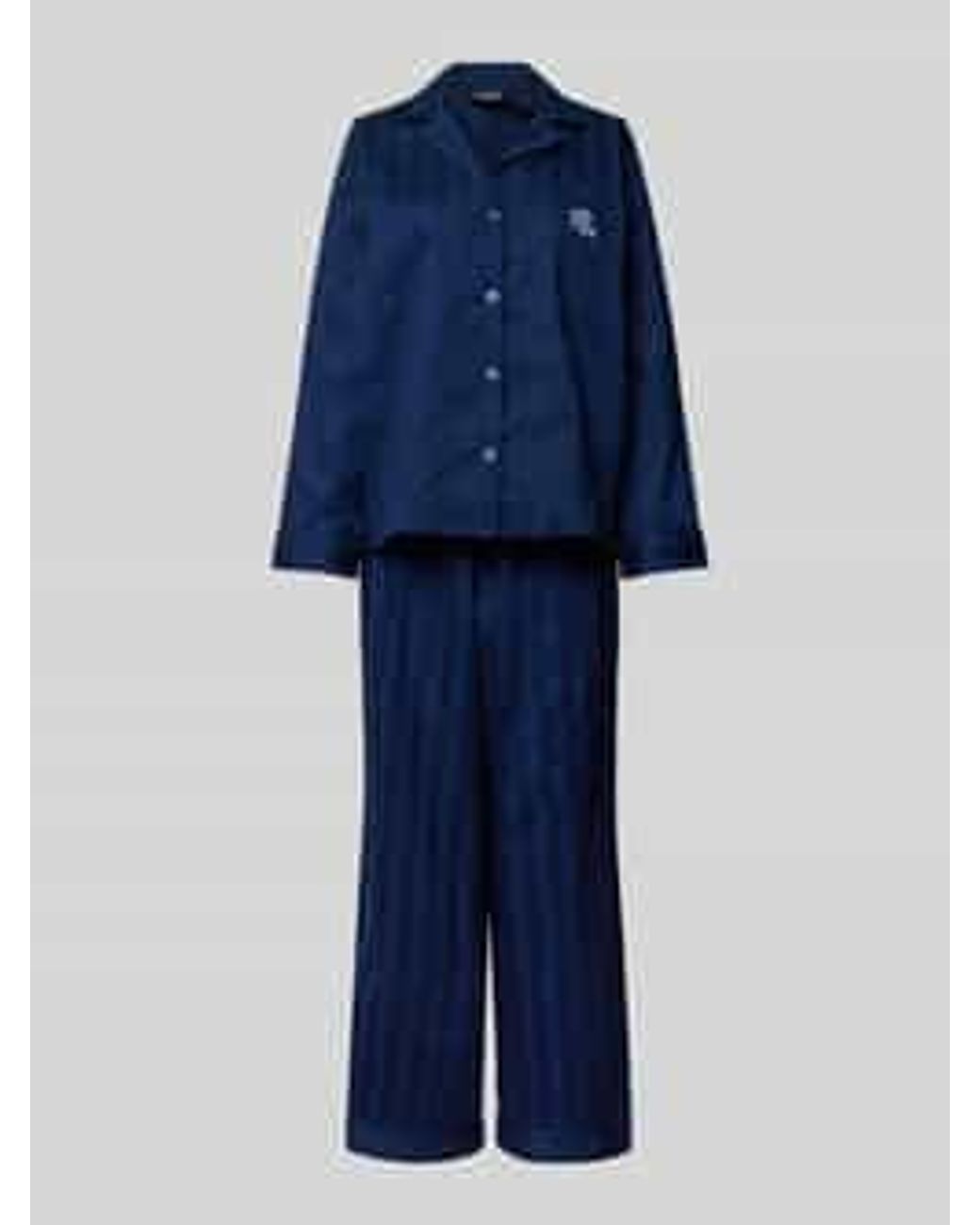 Ralph Lauren Pyjama Met Logostitching in het Blue