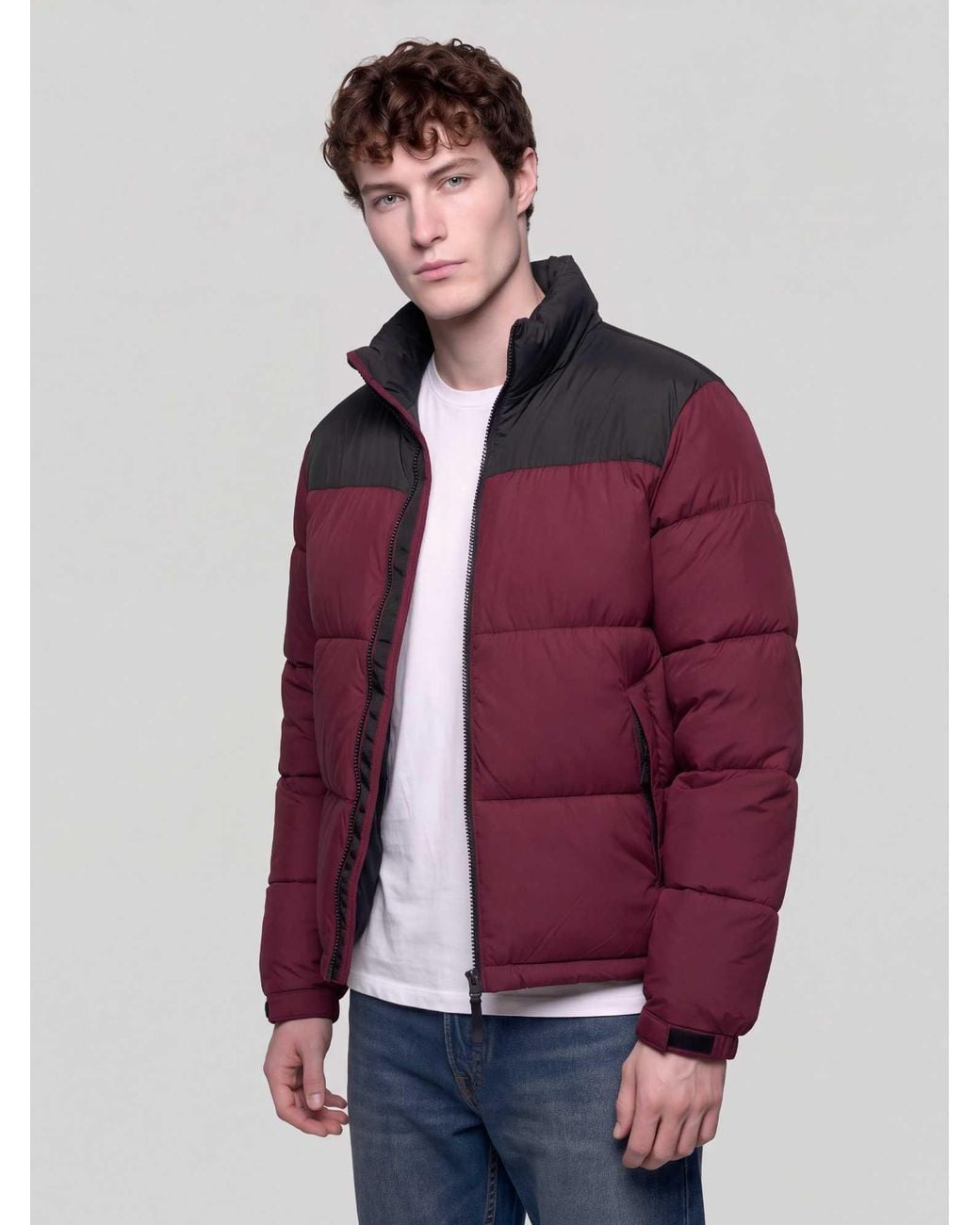 Only & Sons Puffer Jassen in het Red voor heren