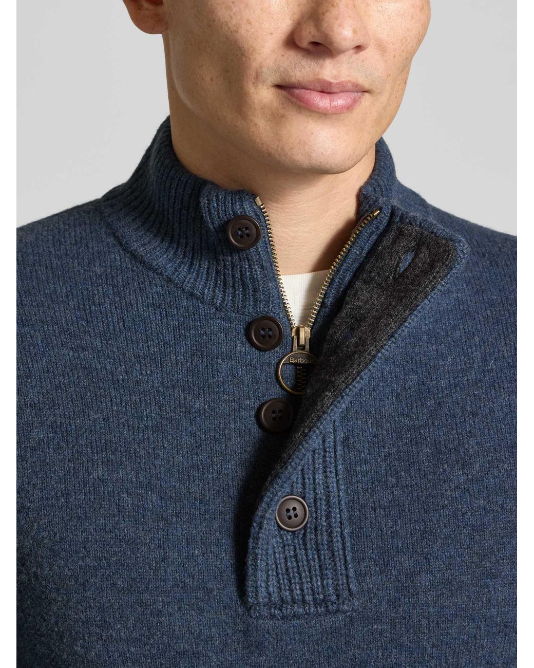 Barbour Schipperstruien in het Blue voor heren