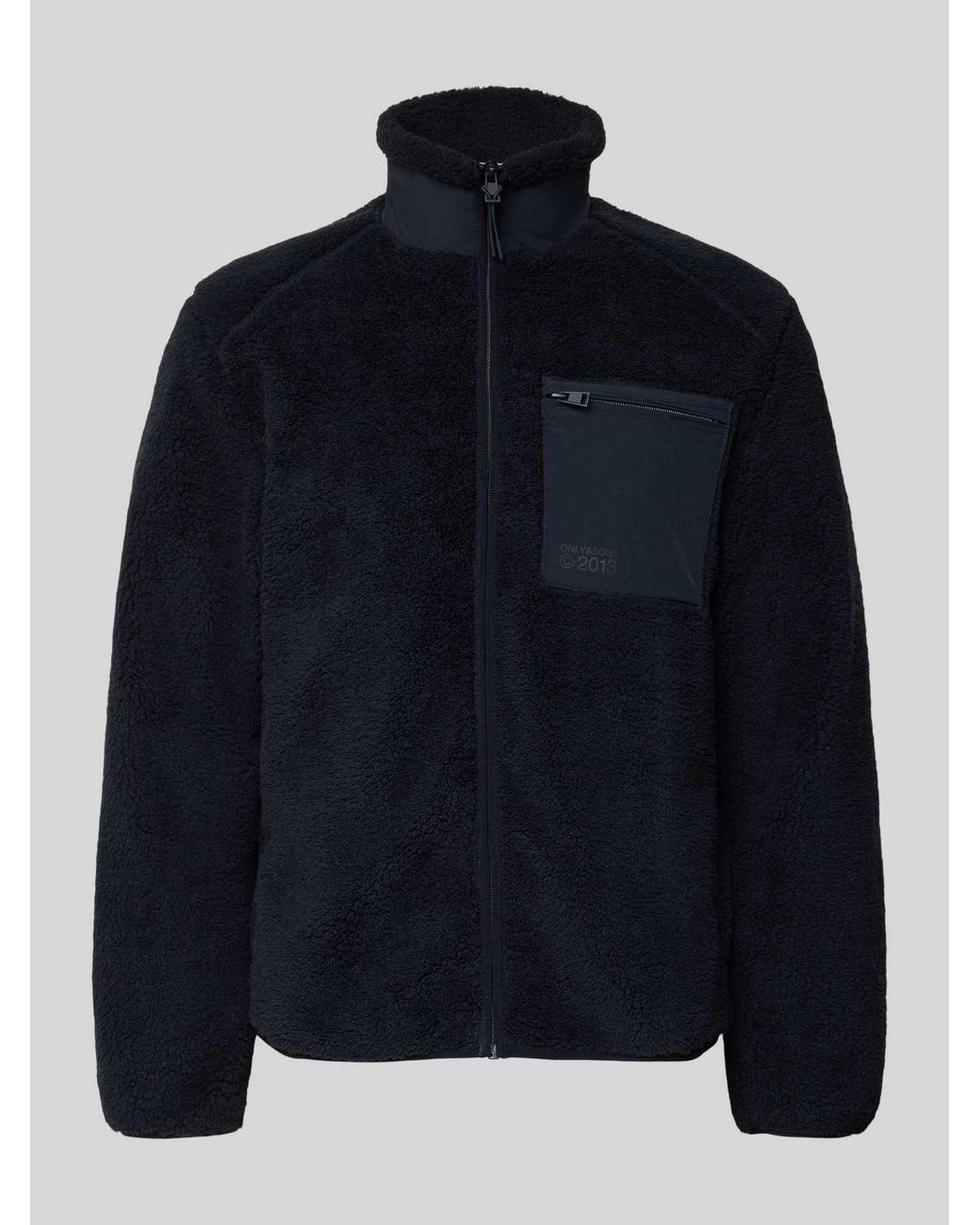 Only & Sons Regular Fit Jack Van Imitatiebont Met Mesh, Model 'Dallas' in het Blue voor heren