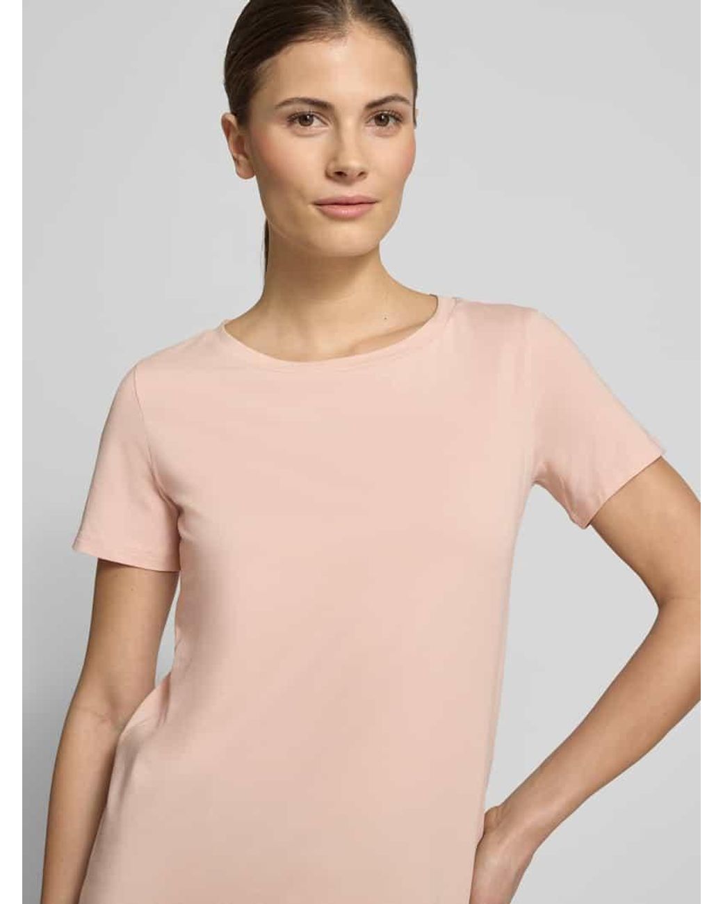 Weekend by Maxmara Natural Slim Fit T-Shirt aus Baumwoll-Mix Modell 'MULTIB'
