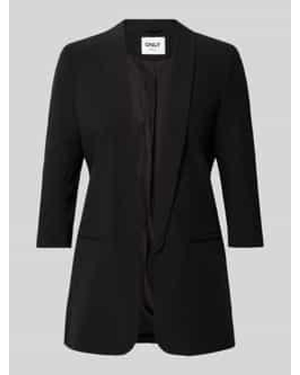 ONLY Blazer Met Sjaalkraag in het Black