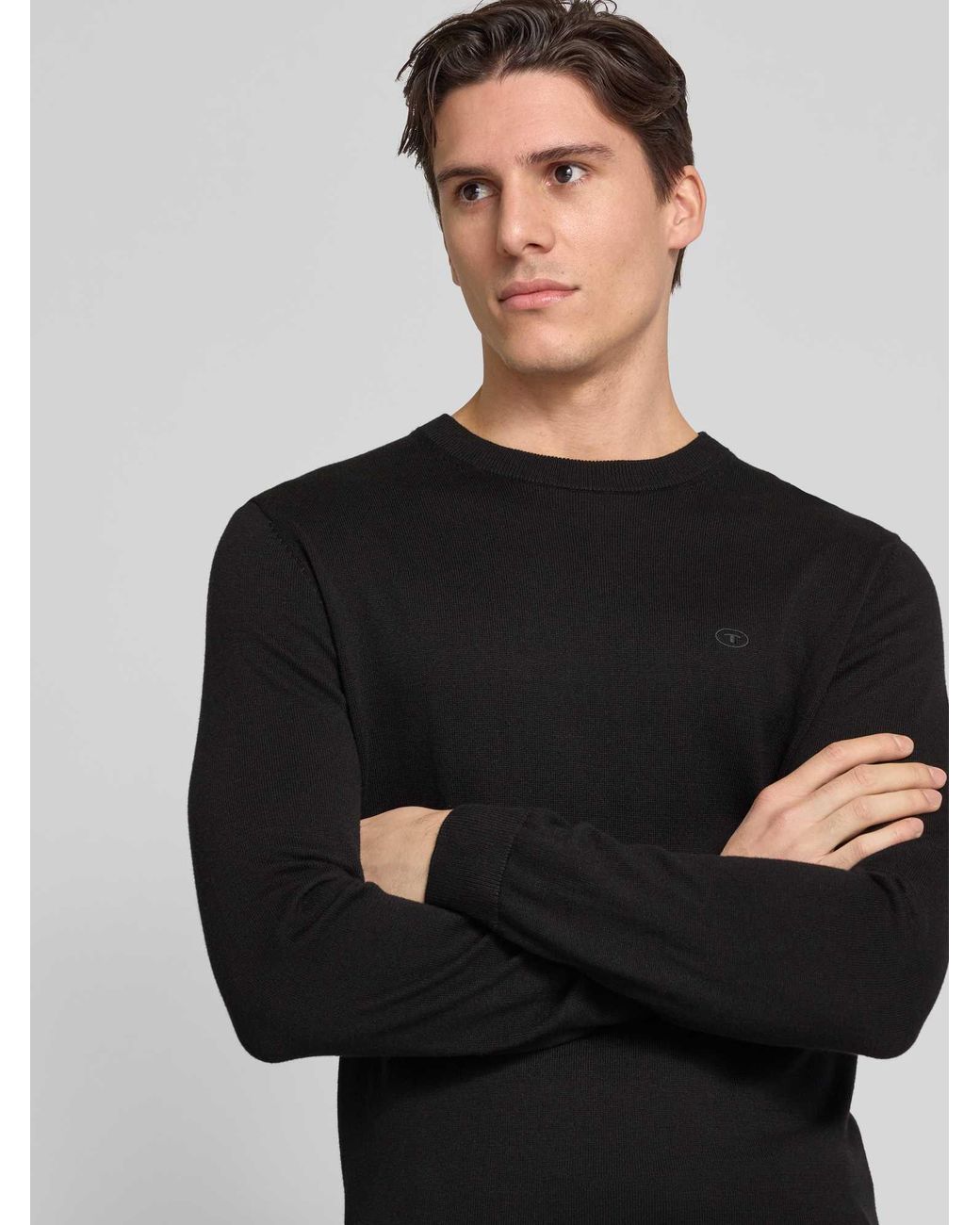 Tom Tailor Truien in het Black voor heren