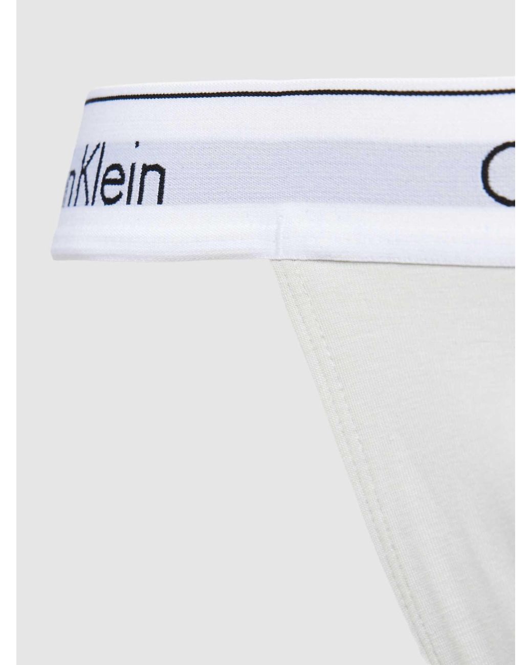 Calvin Klein String mit elastischem Bund im 3er-Pack in Weiß für Herren