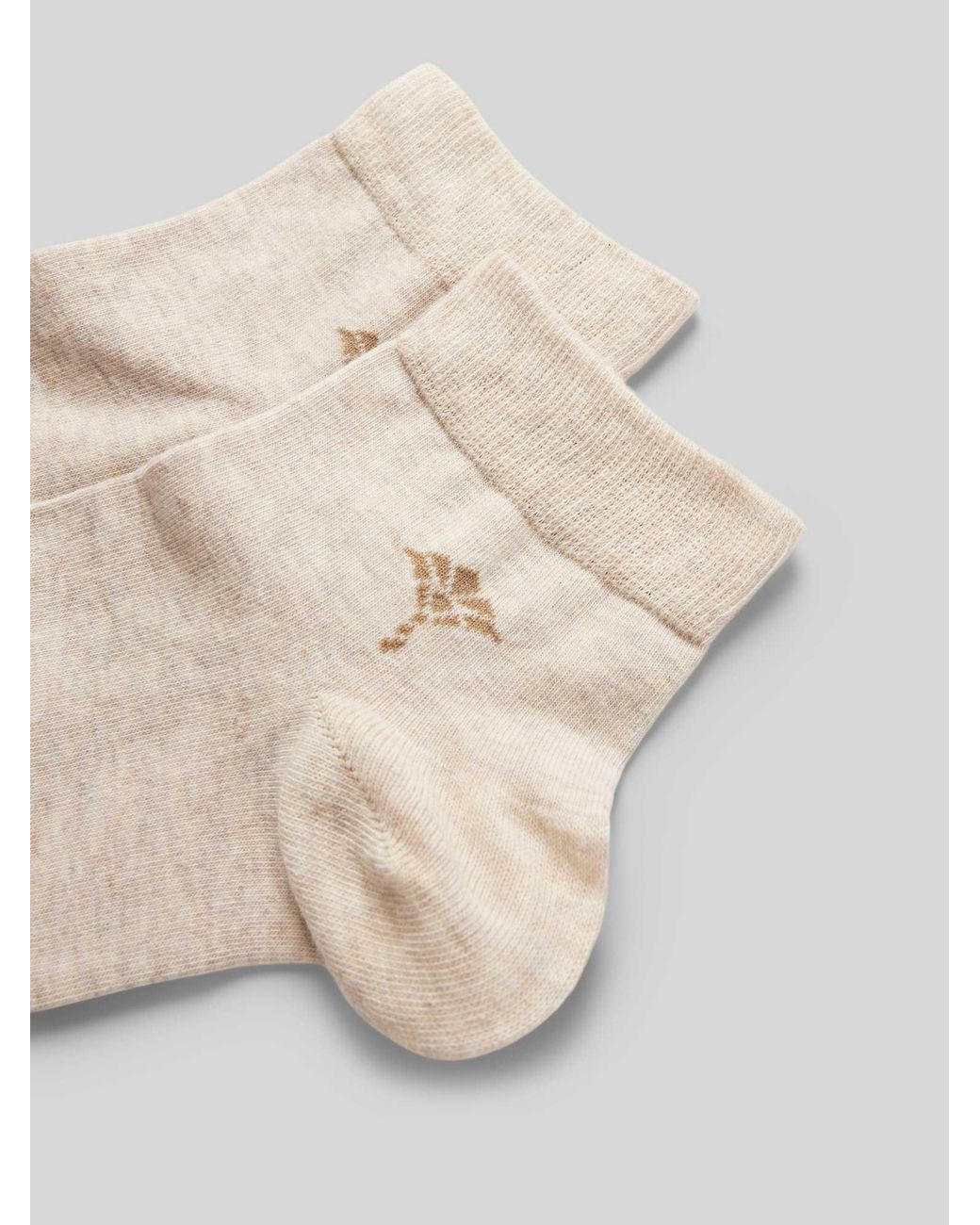 Joop! Sokken Met Labelstitching in het Natural
