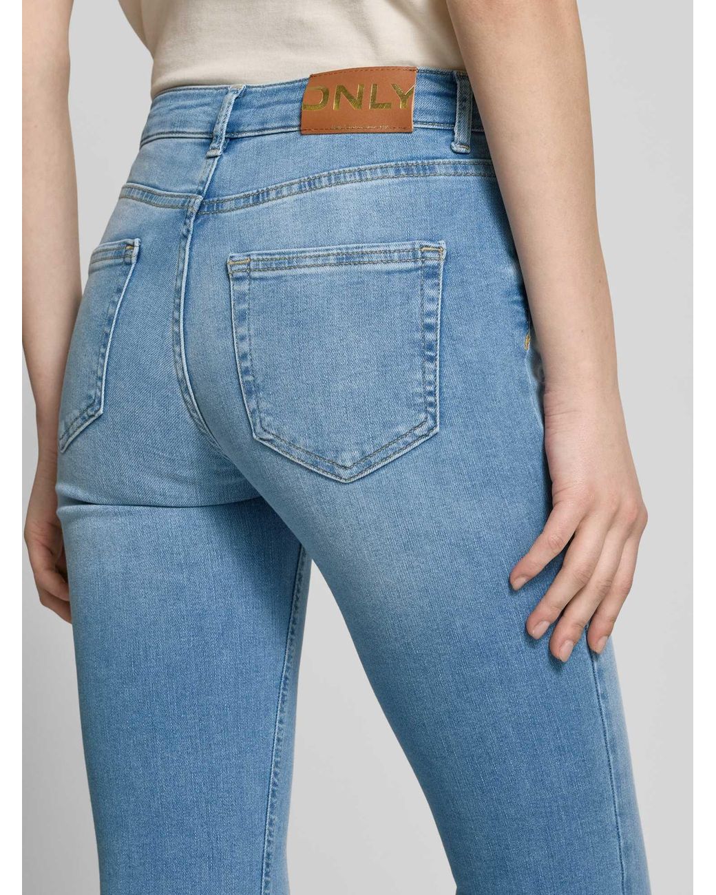 ONLY Bootcut Jeans in het Blue
