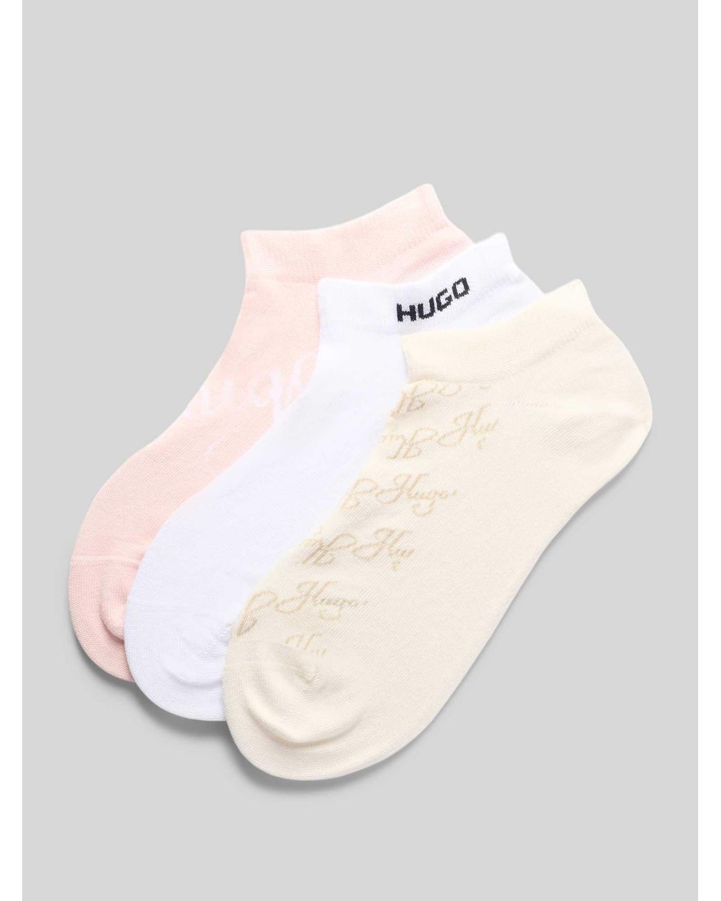 HUGO Sneakersokken in het White