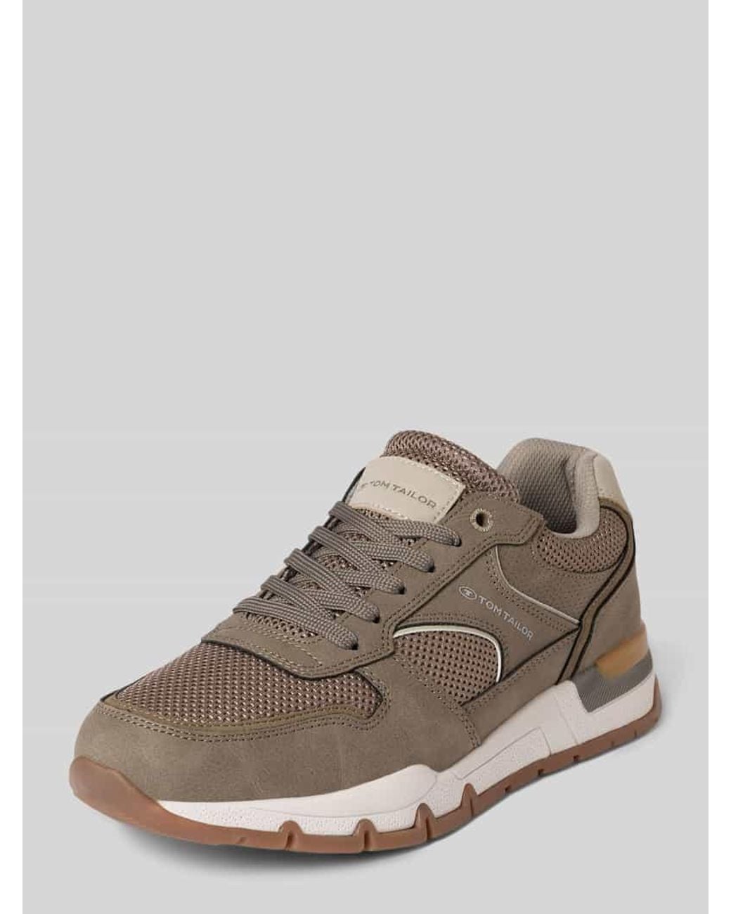 Tom Tailor Low Top Sneaker mit Mesh-Einsatz in Gray für Herren