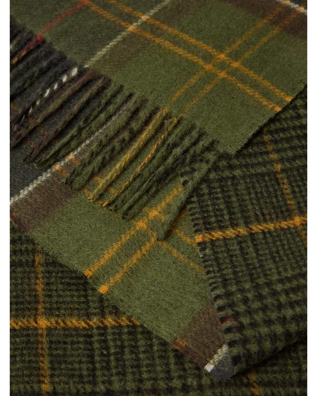 Barbour Schal mit Fransenabschluss in Green für Herren