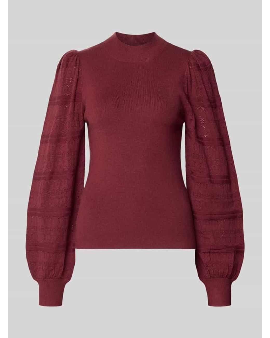 Vero Moda Red Pullover mit Puffärmeln