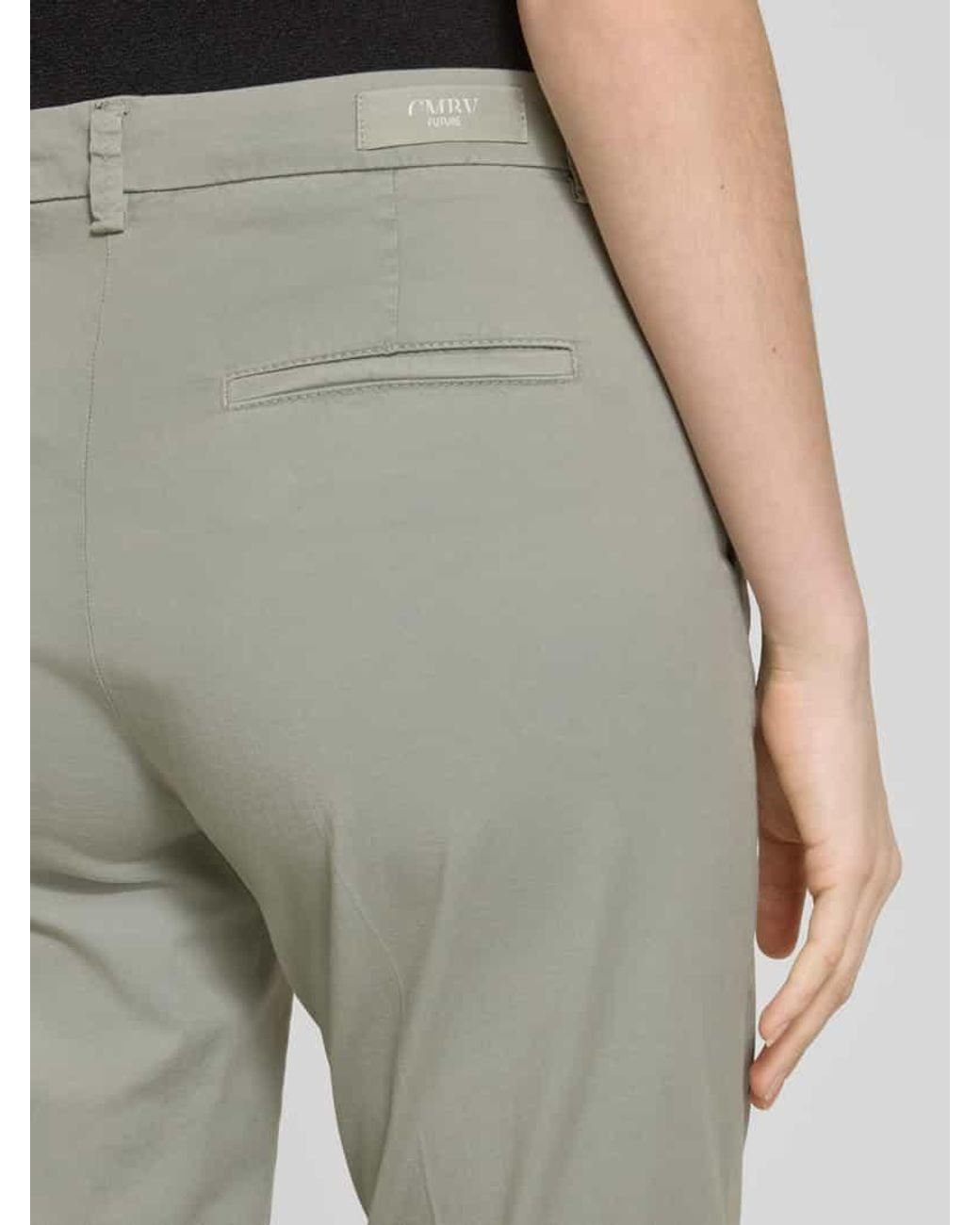 Cambio Gray Slim Fit Hose mit verkürztem Schnitt Modell 'STELLA'