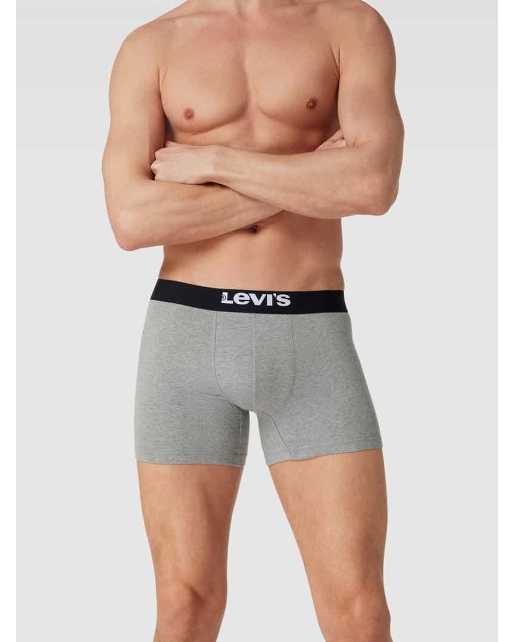Levi's Trunks Mit Label-Detail Modell 'Solid Basic' in Gray für Herren