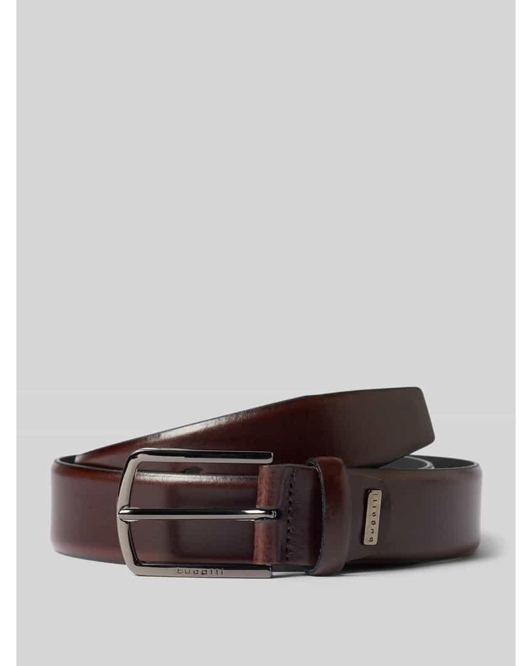 Bugatti Ledergürtel aus echtem Leder in Brown für Herren
