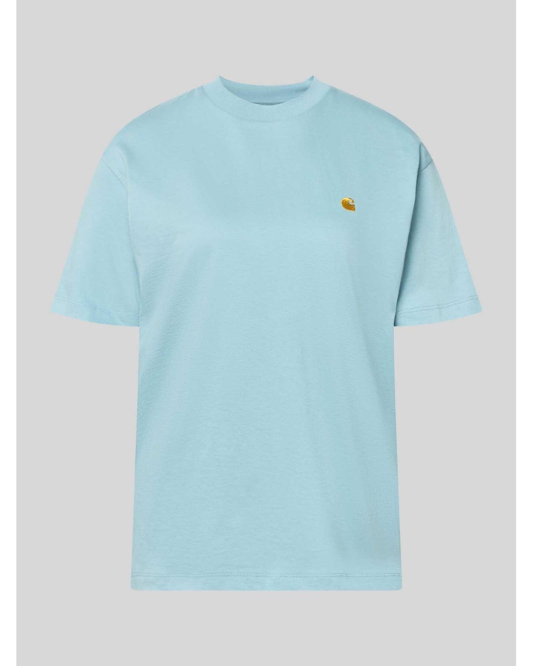 Carhartt T-Shirt Met Labelstitching in het Blue