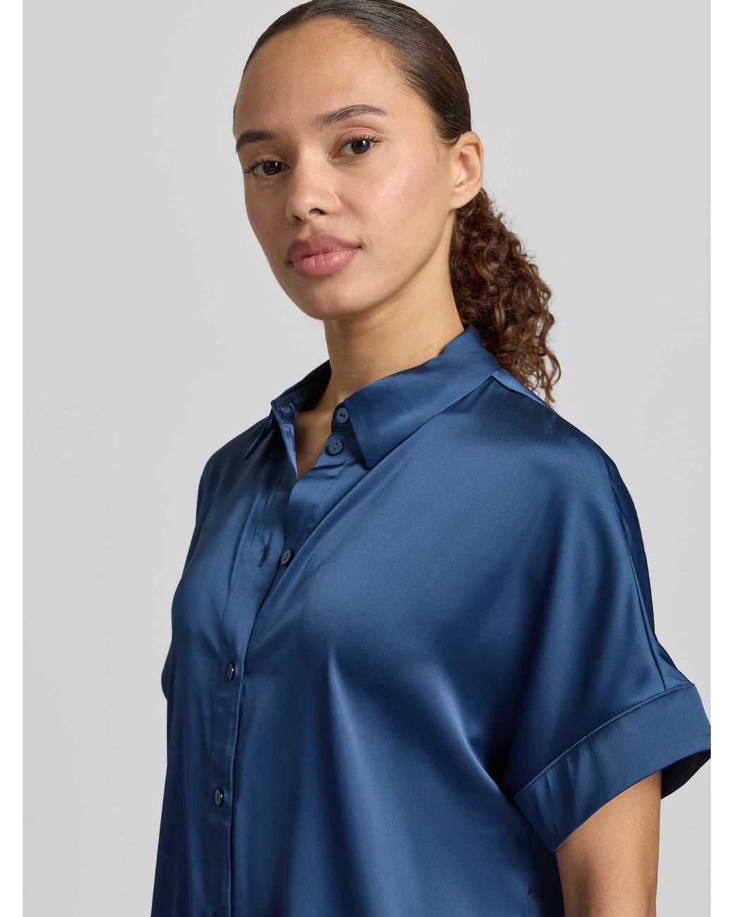 Zero Blouses Korte Mouw in het Blue