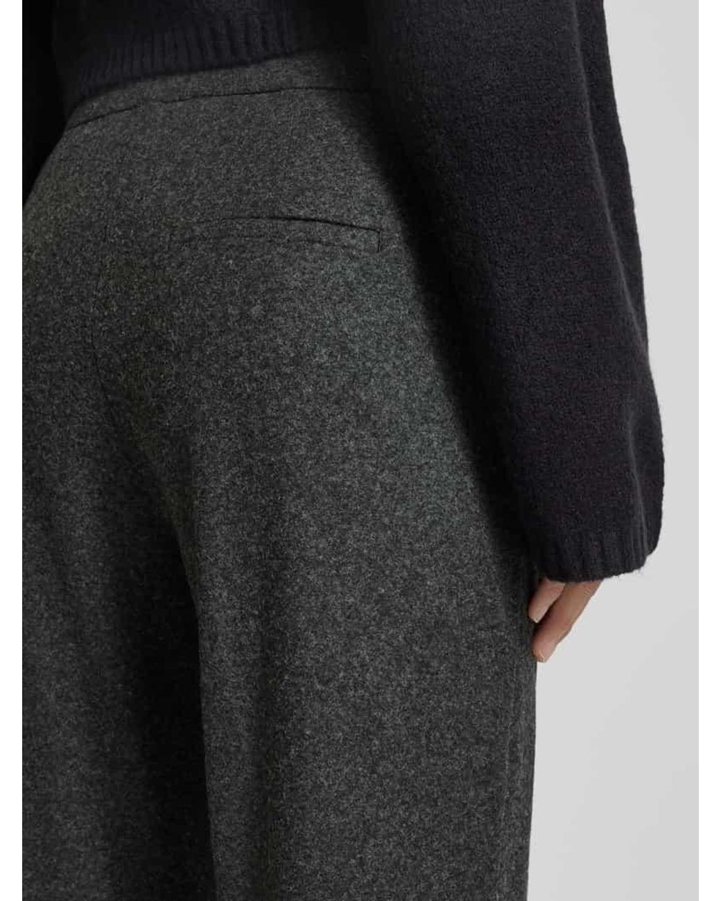 Cambio Gray Regular Fit Hose mit Woll-Anteil Modell 'AVA'
