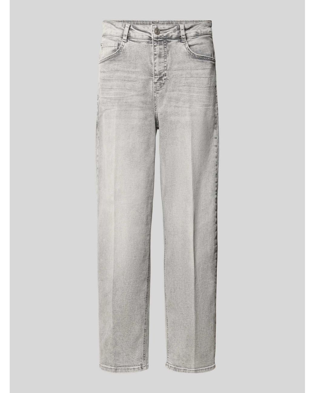 Opus Straight Fit Jeans in het Gray