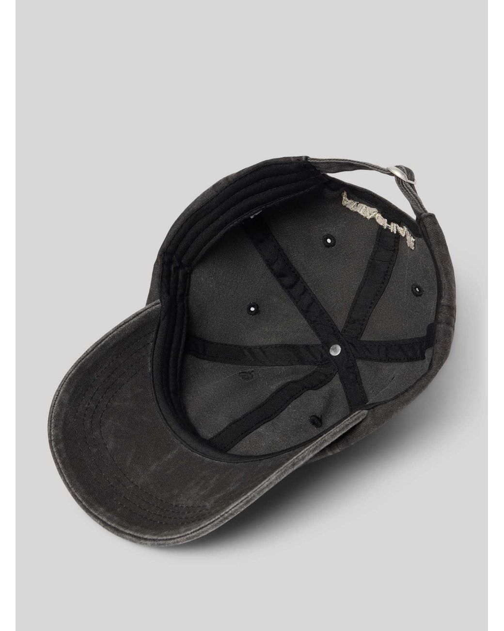 Pieces Baseballpet Van Katoenmix Model 'Barah' in het Black