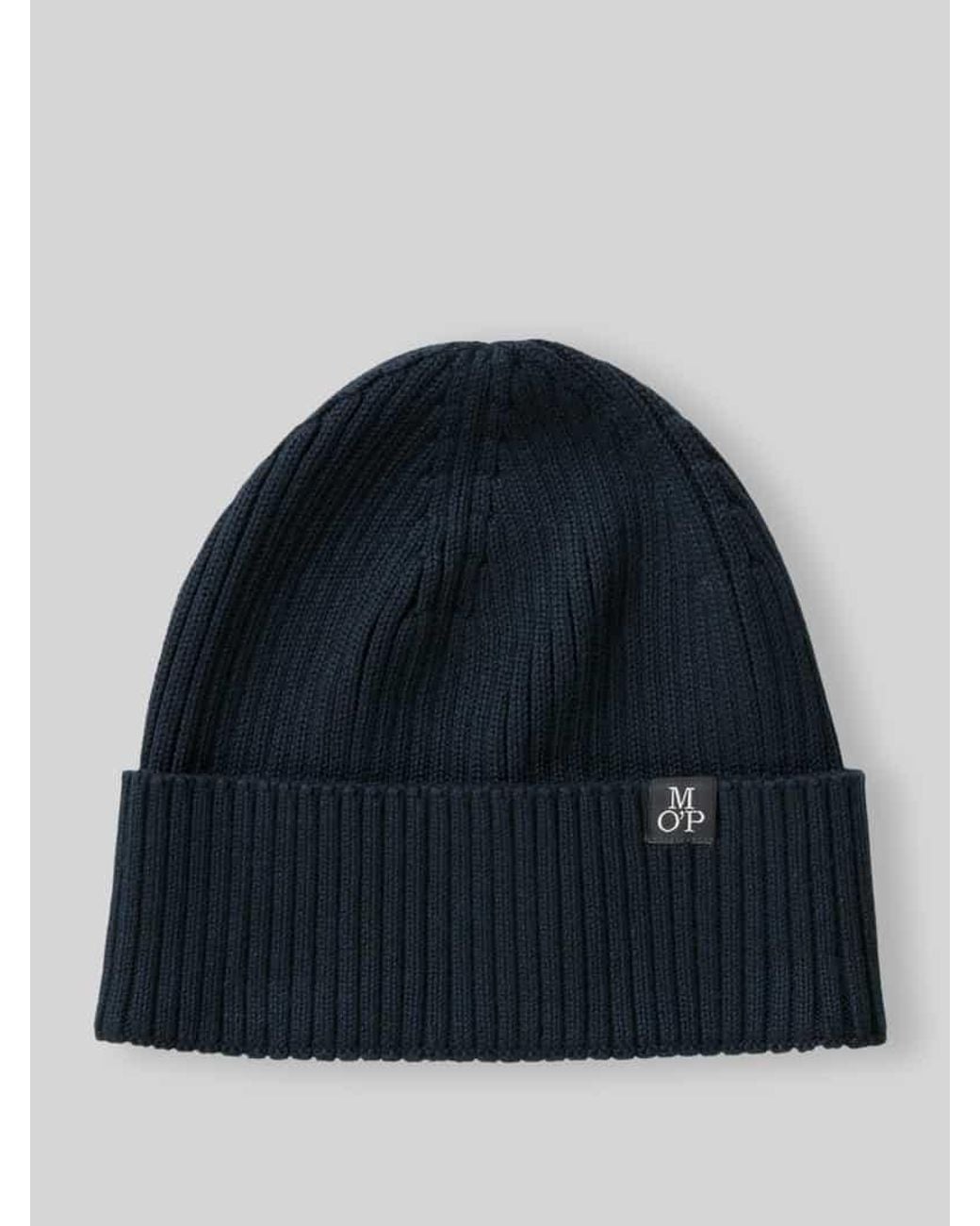 Marc O' Polo Mütze mit Label-Patch in Blue für Herren