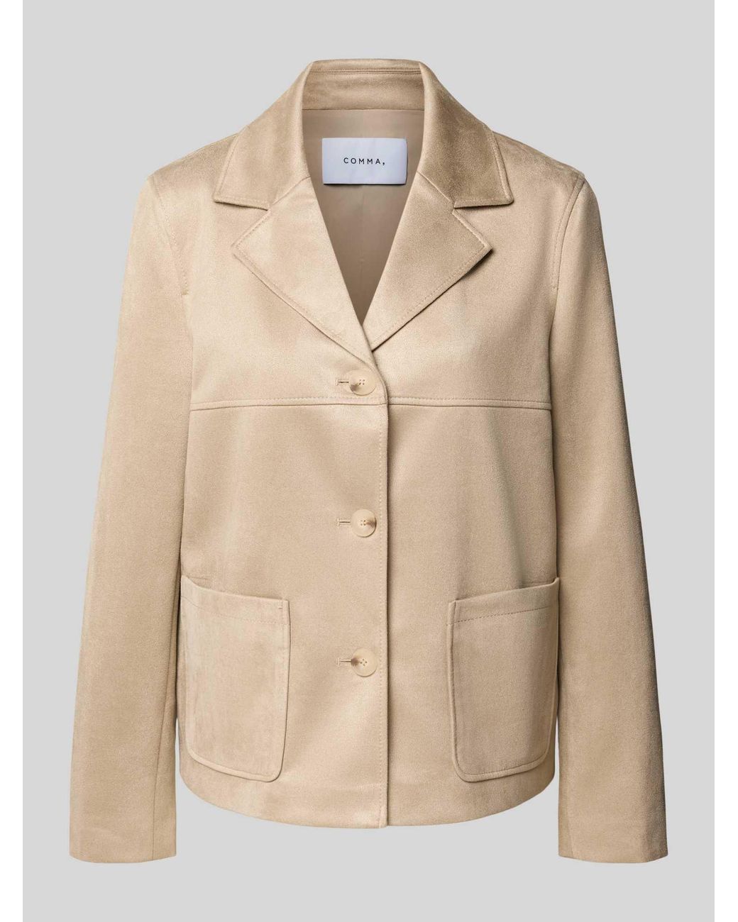 Comma, Korte Blazers in het Natural
