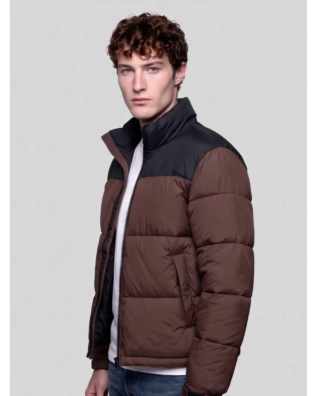 Only & Sons Puffer Jassen in het Brown voor heren