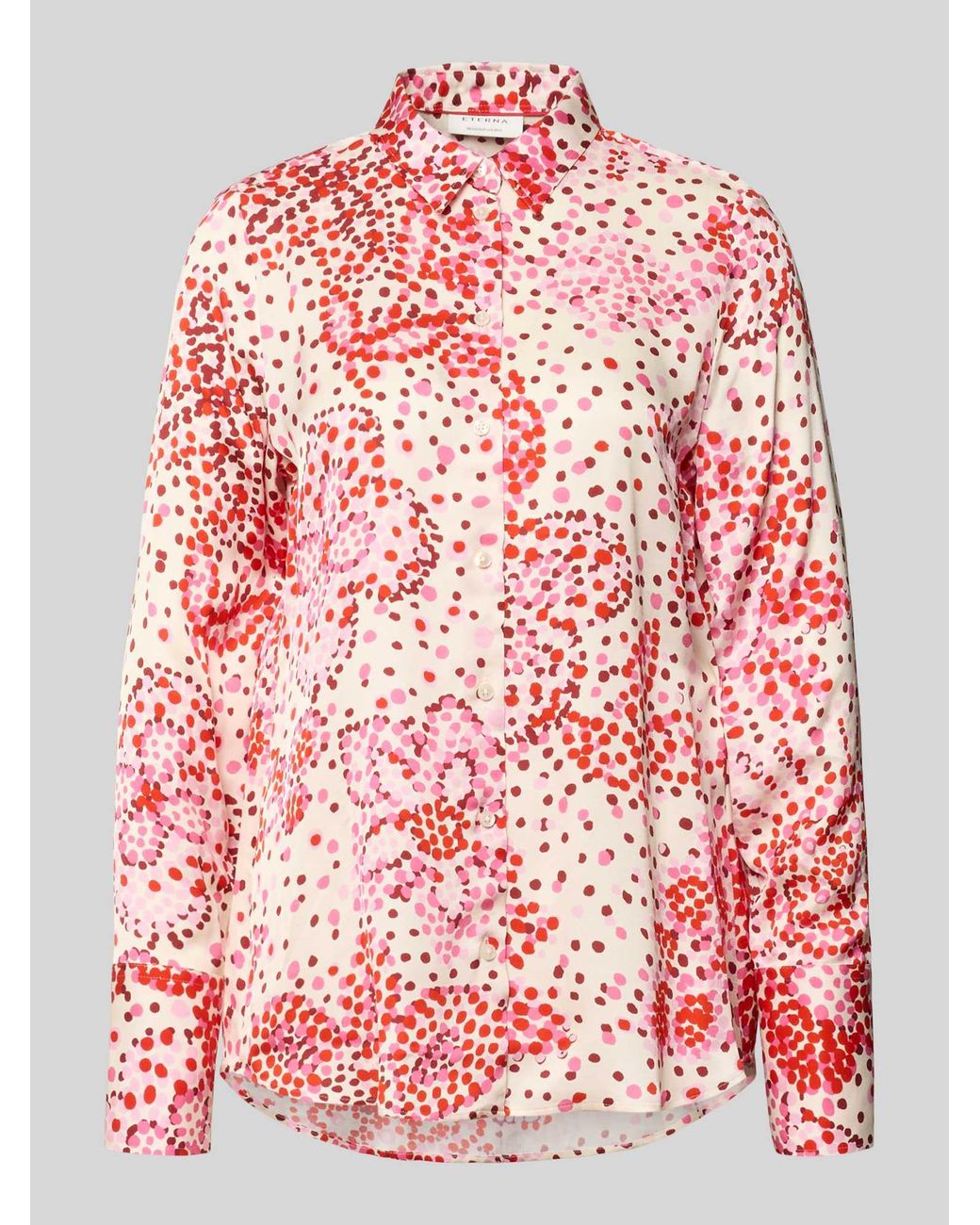 Eterna Blouses Lange Mouw in het Red