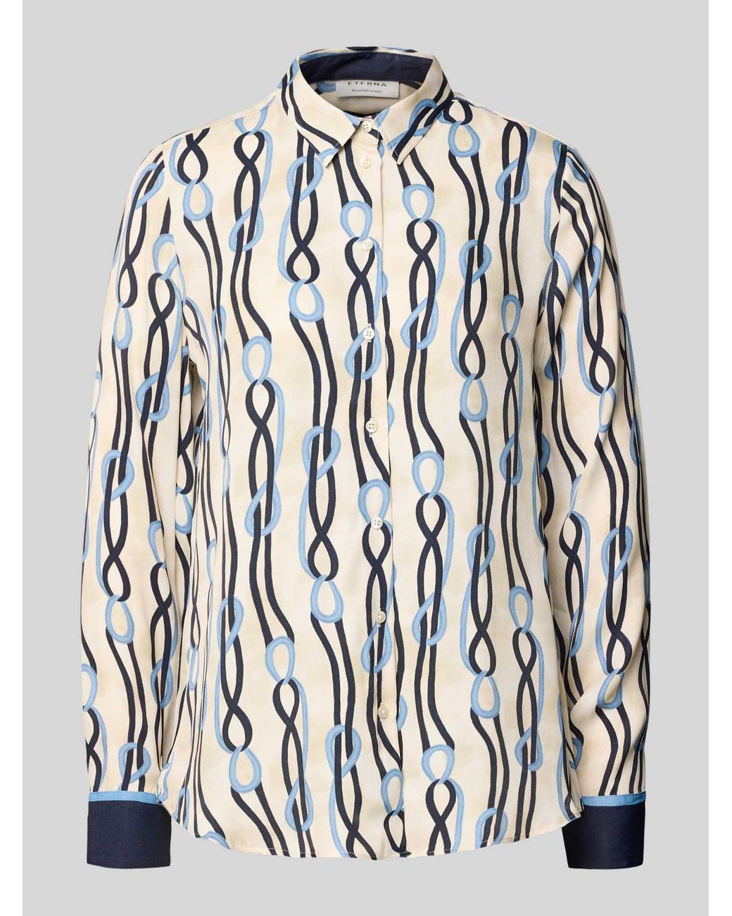 Eterna Overhemdblouses in het Blue