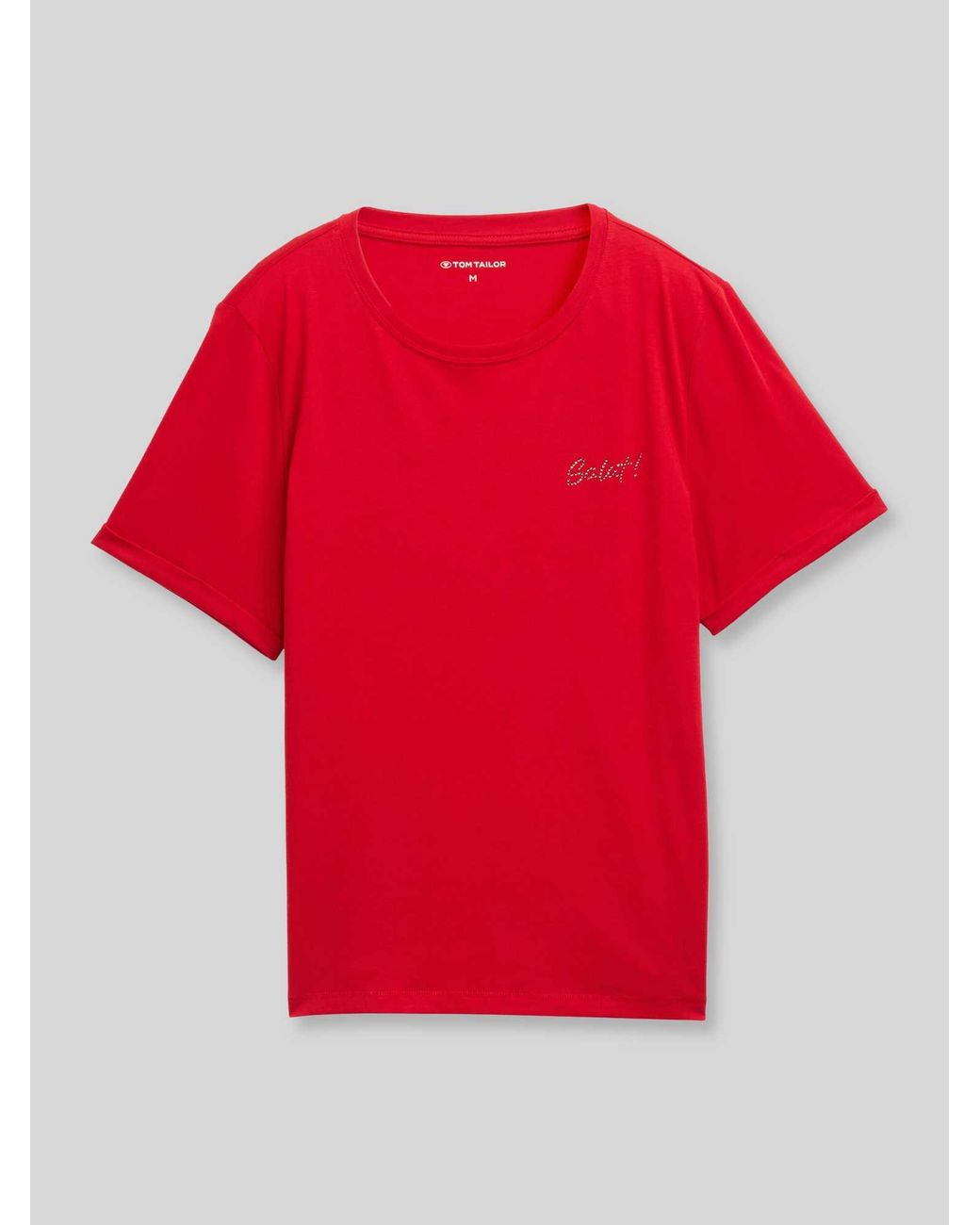 Tom Tailor T-Shirts in het Red