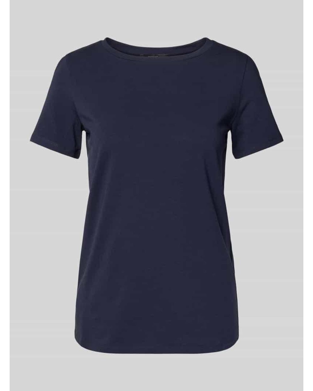 Weekend by Maxmara Blue Slim Fit T-Shirt aus Baumwoll-Mix Modell 'MULTIB'