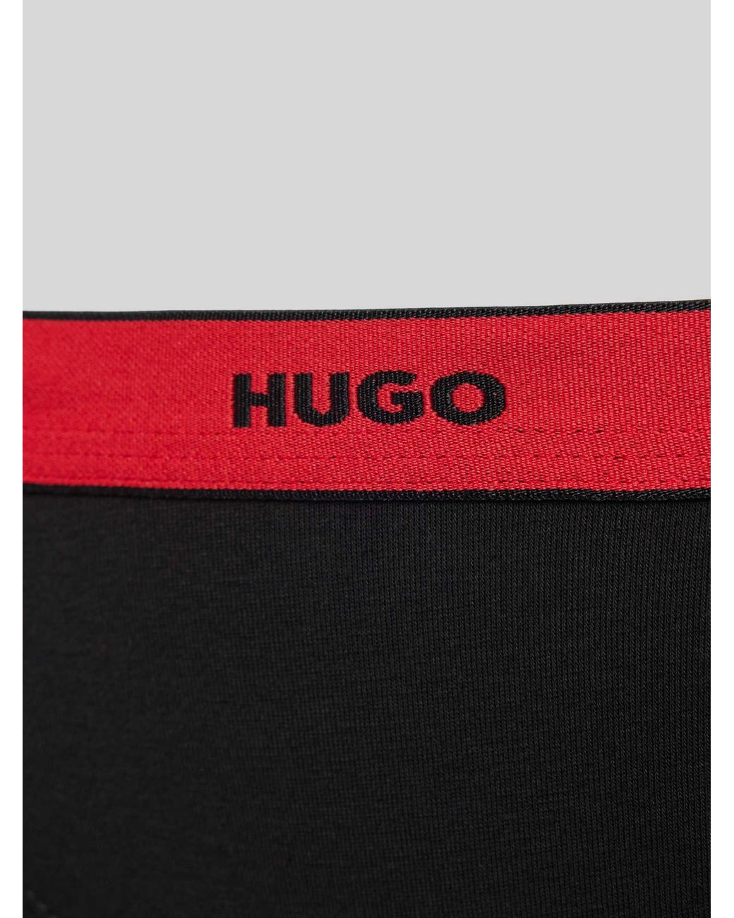 HUGO String Met Logo in het Red