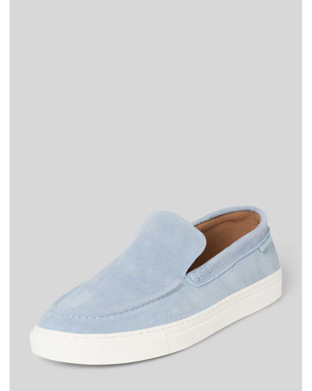 PS Poelman Loafers Van Echt Leer Met Logodetail in het Blue voor heren
