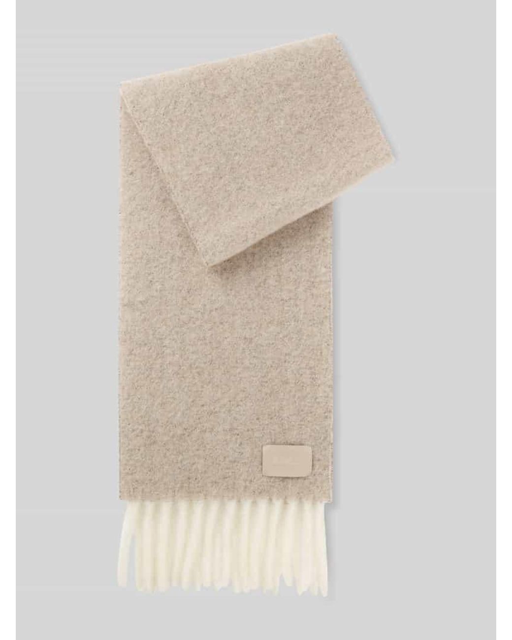 Boss Natural Schal mit Label Patch