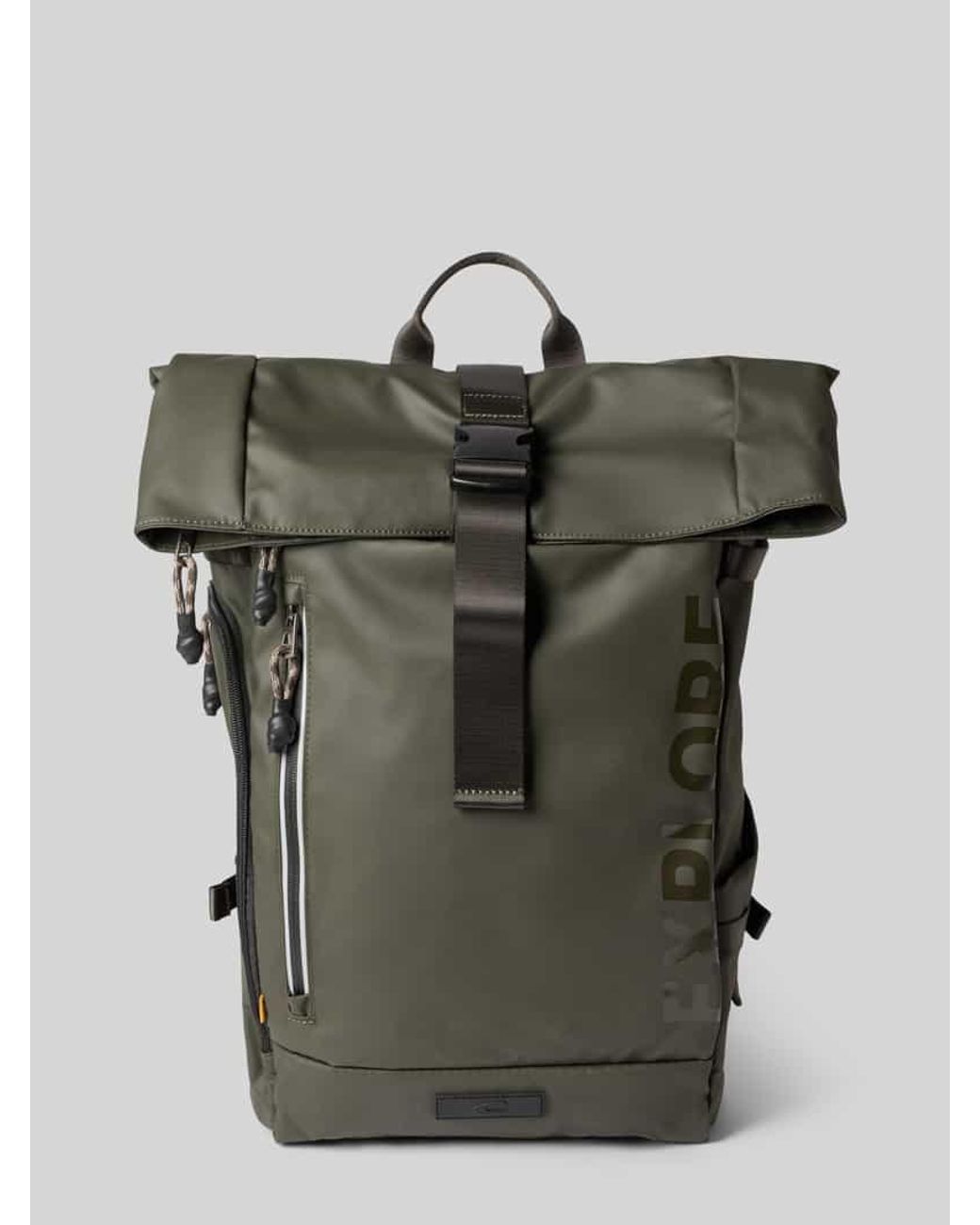 Camel Active Rucksack mit Statement-Print Modell 'EXPLORE' in Green für Herren