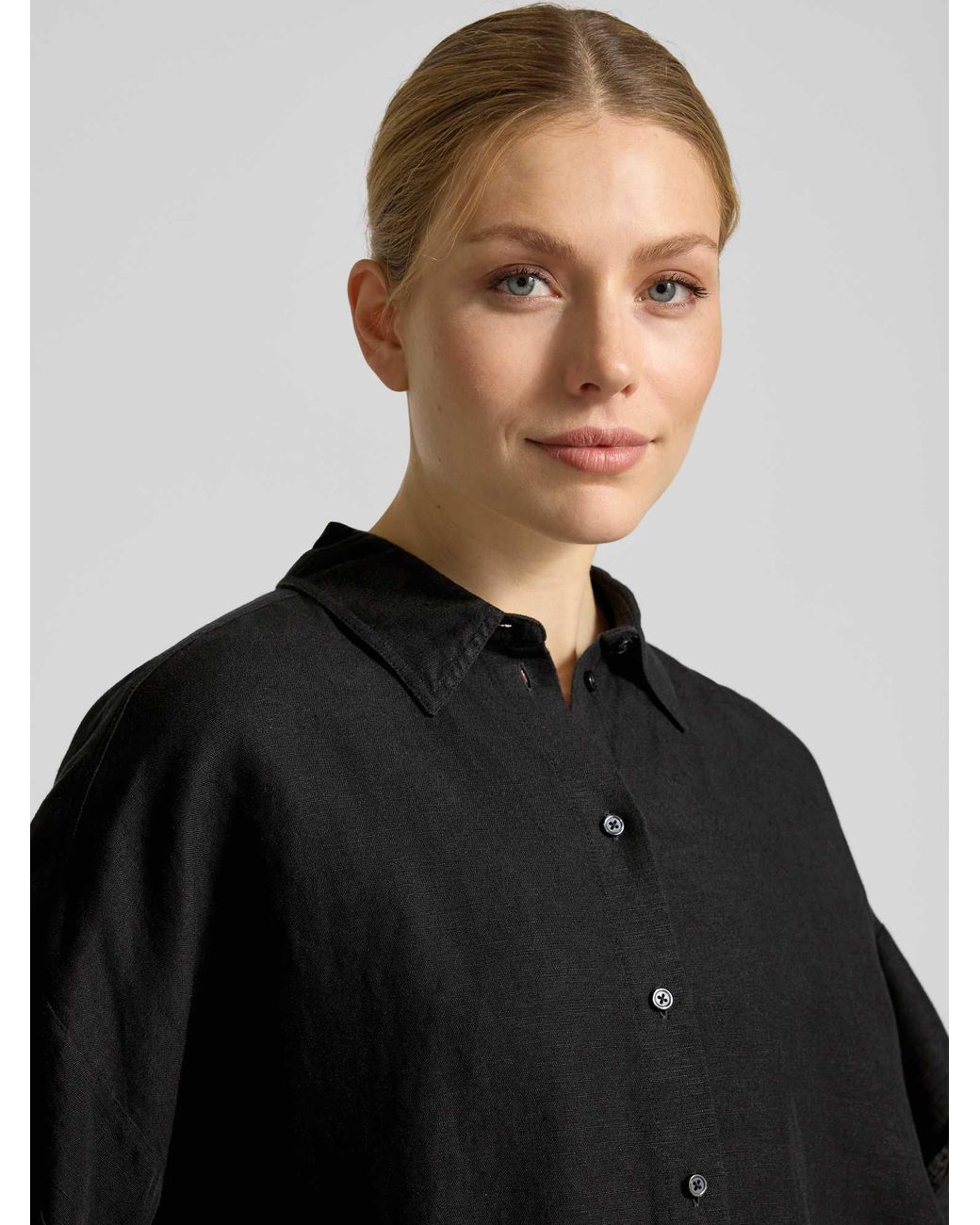 Boss Blouses Korte Mouw in het Black