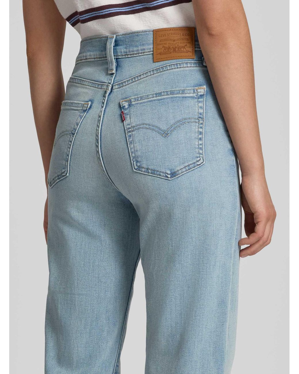 Levi's Straight Fit Jeans in het Blue