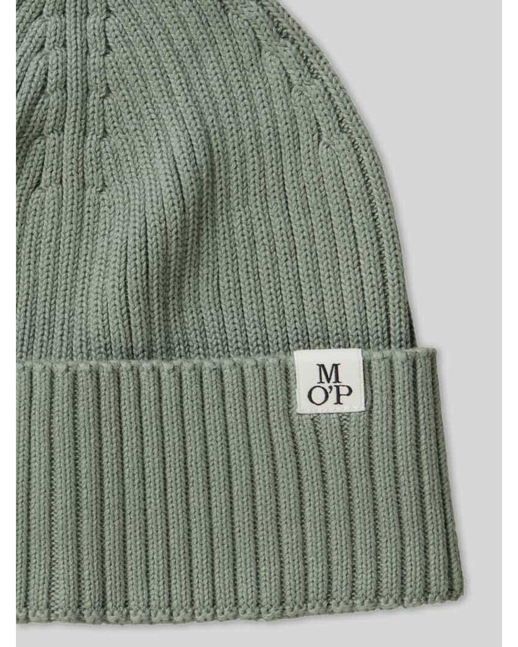 Marc O' Polo Mütze mit Label-Patch in Green für Herren