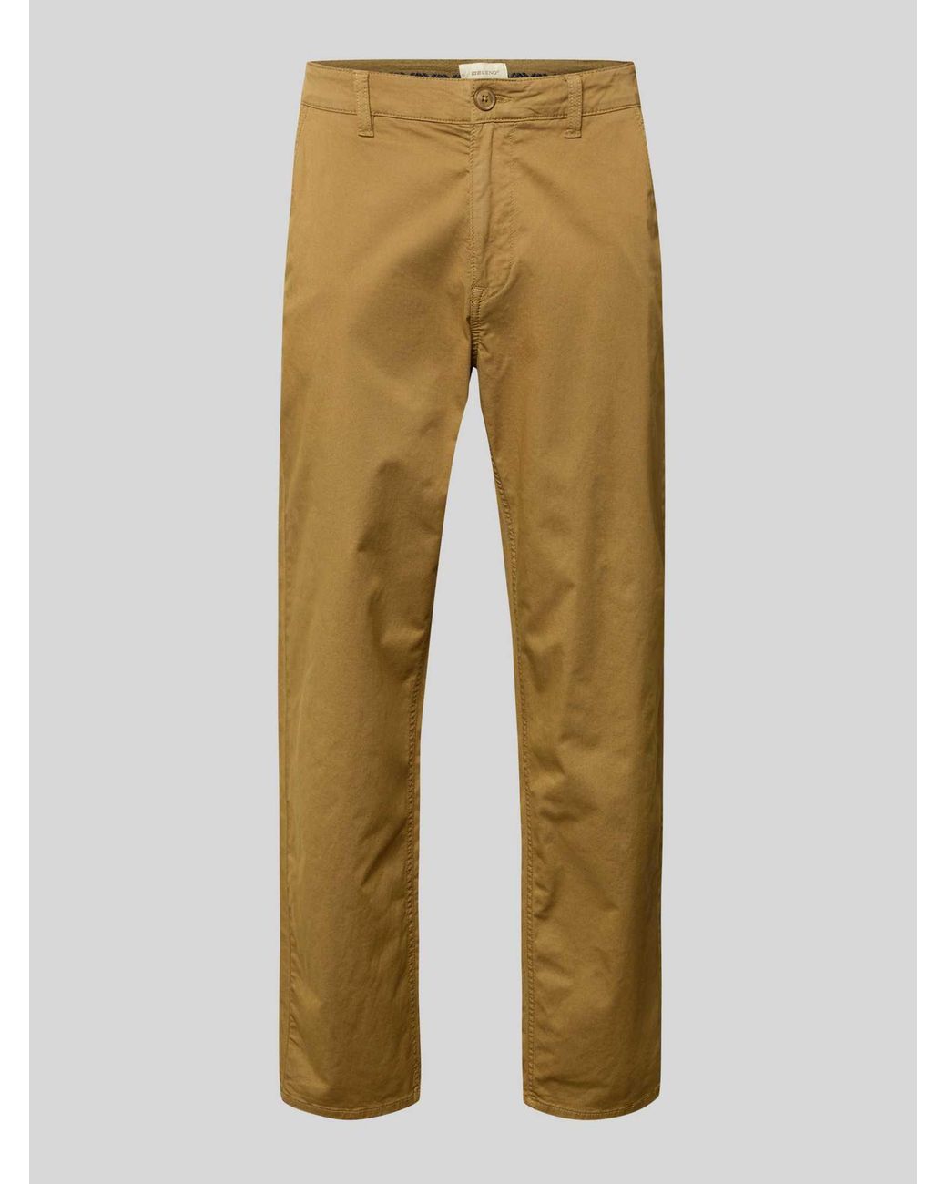 Blend Chino Met Steekzakken Model 'Maddox' in het Natural voor heren