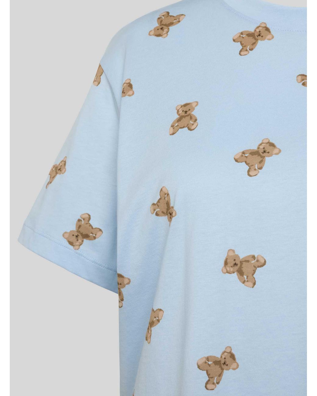 Jake*s Regular Fit T-Shirt Met All-Over Motiefprint in het Blue