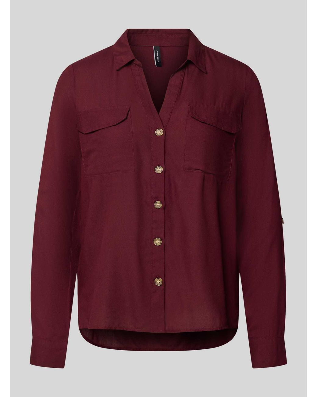 Vero Moda Blouses Lange Mouw in het Red