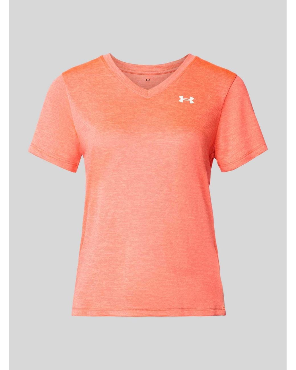 Under Armour T-Shirt Met V-Hals En Logo in het Pink