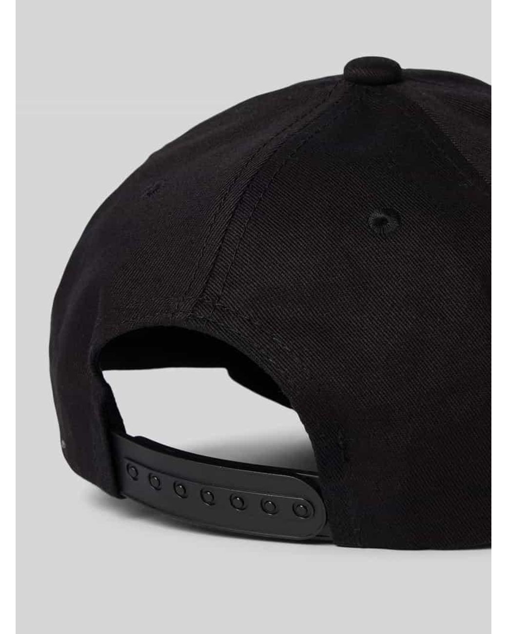 HUGO Basecap mit Label-Stitching Modell 'Jude' in Black für Herren