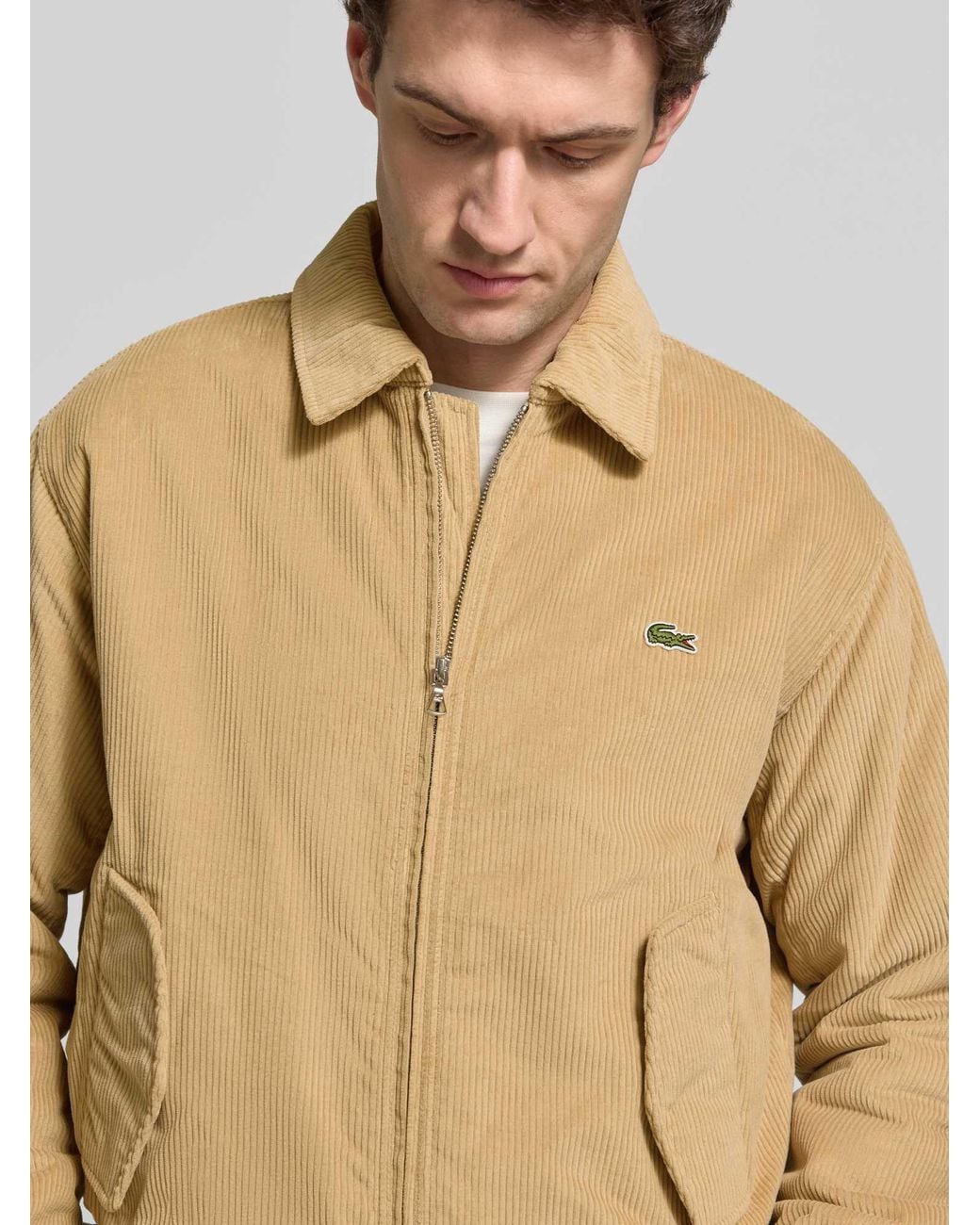 Lacoste Bomberjacks & Blousons in het Natural voor heren