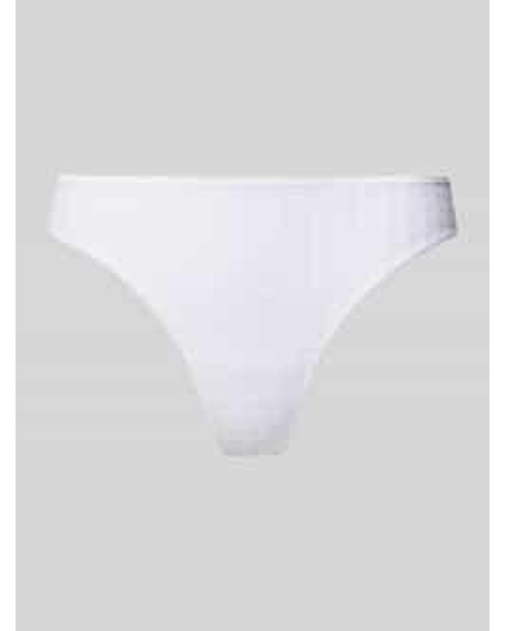 Marie Jo String Met Structuurmotief in het White