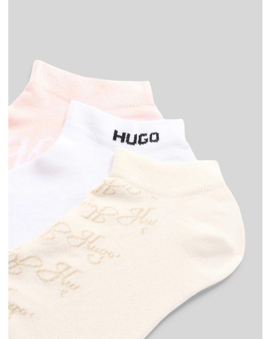 HUGO Sneakersokken in het White