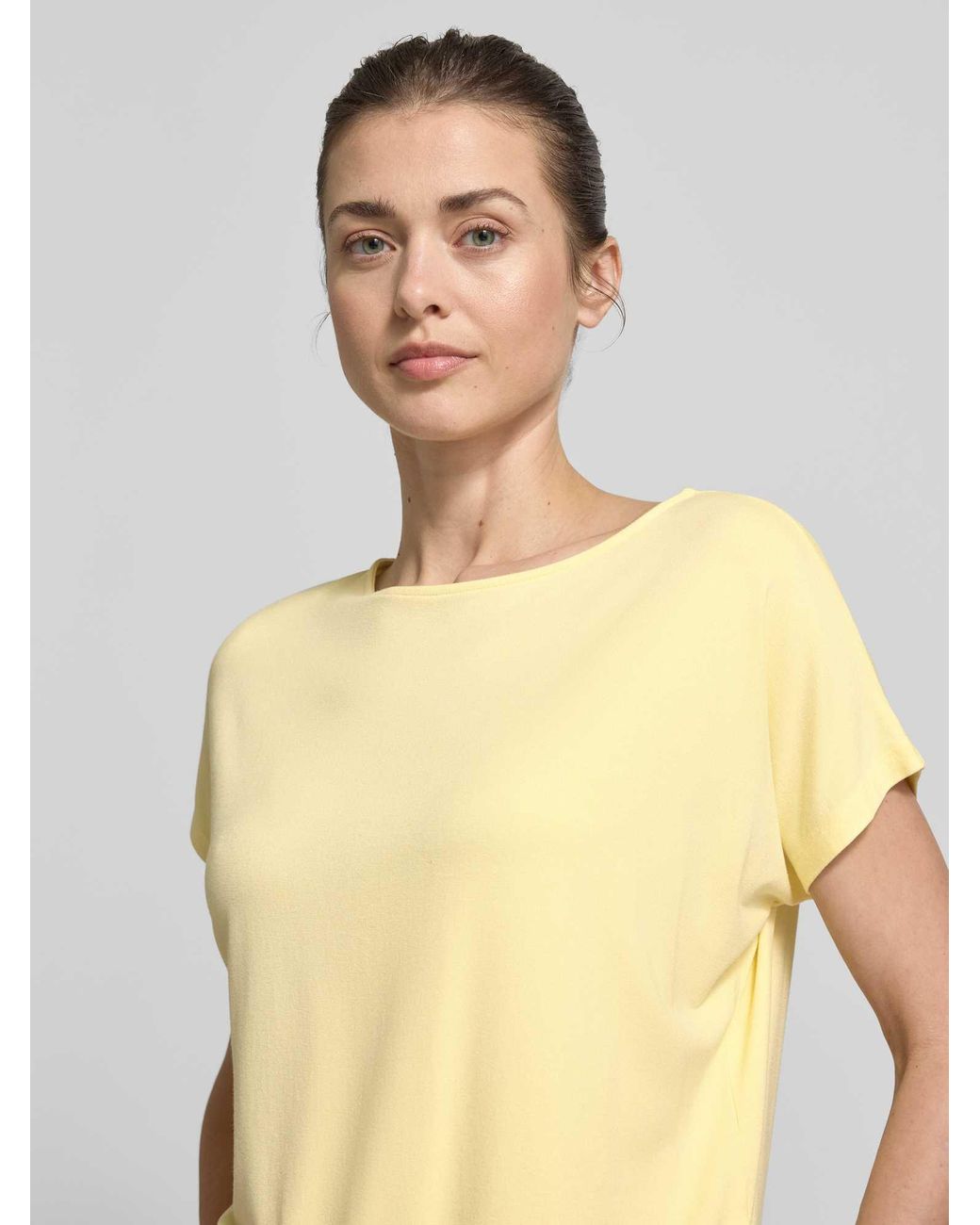 S.oliver Relaxed Fit T-Shirt Van Viscosemix in het Yellow
