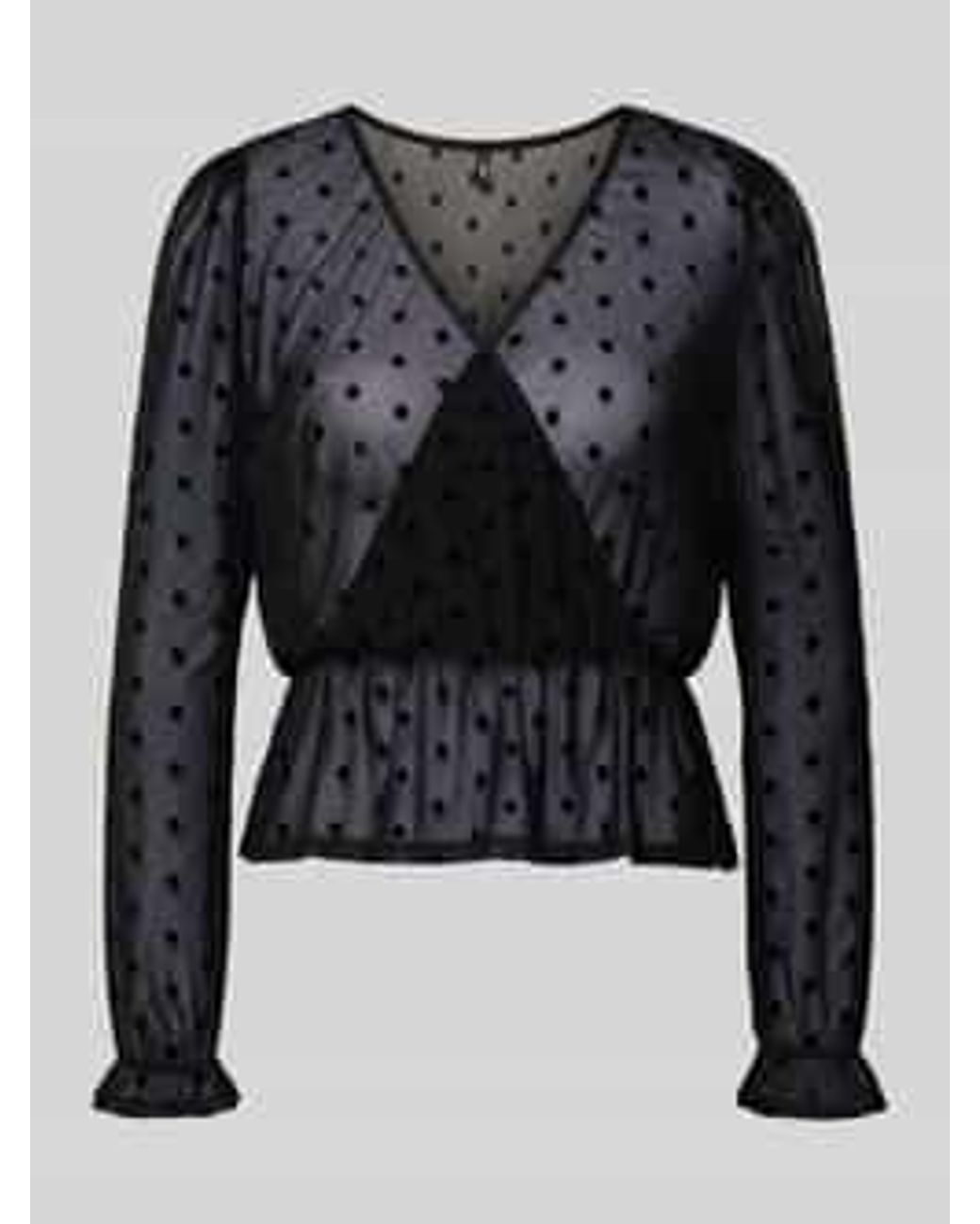 ONLY Blouses Lange Mouw in het Black