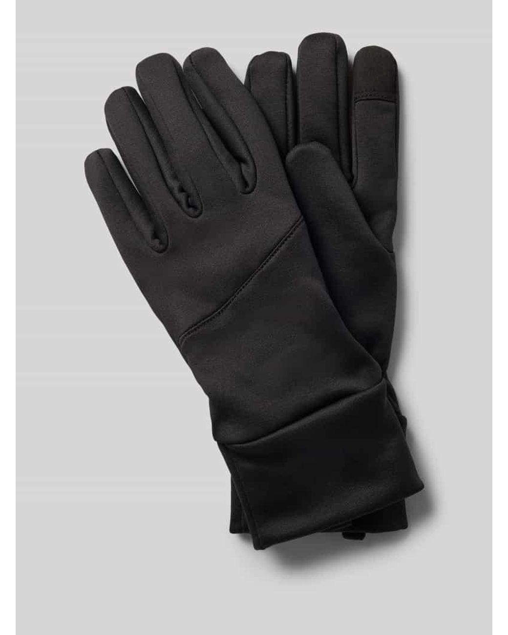 Bugatti Handschuhe aus elastischem Material-Mix in Black für Herren