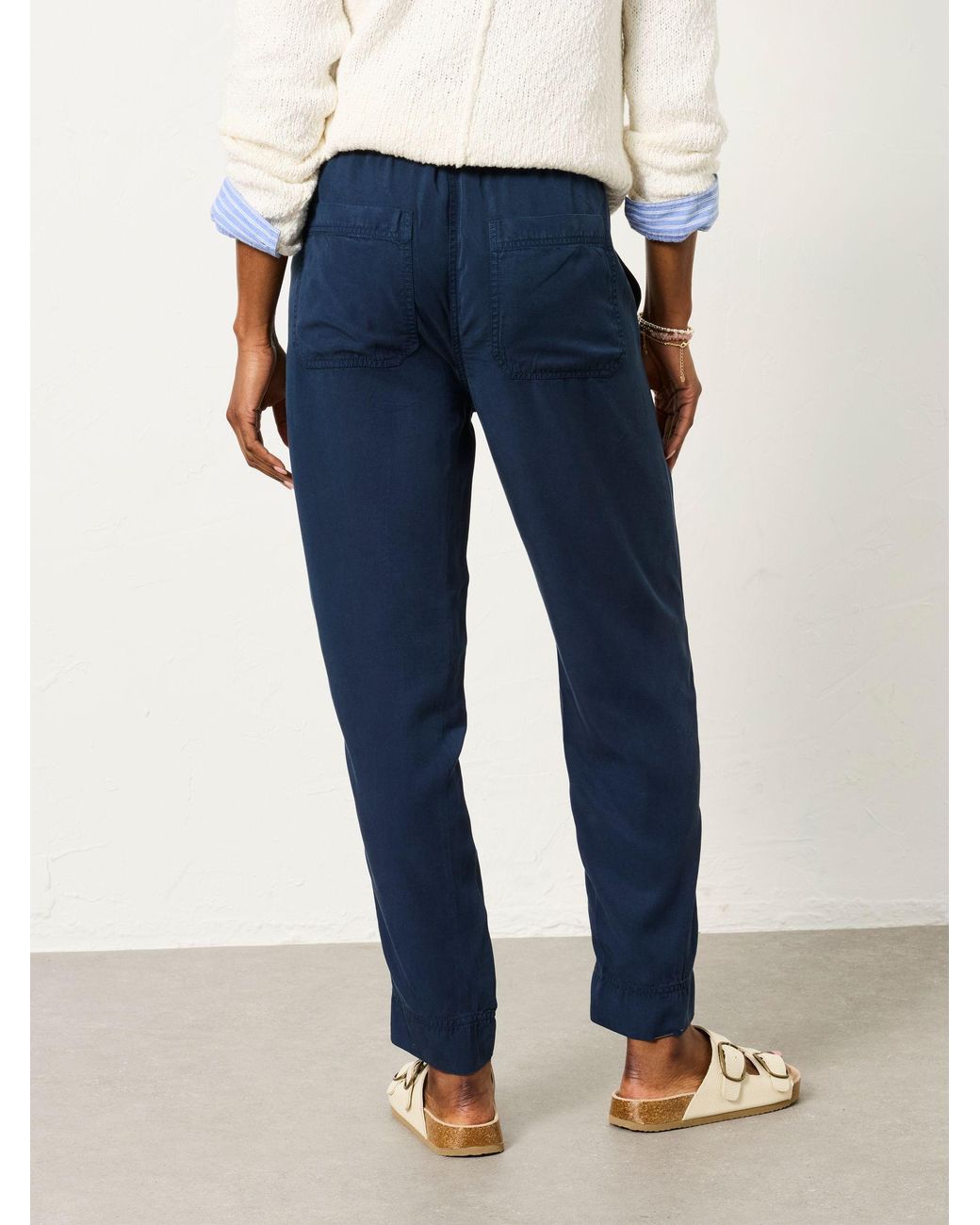 FatFace Blue Charlie Tapered Trousers